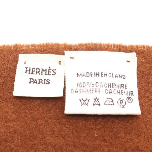 HERMES Authentic Brown Scarf - Picture 2 of 3